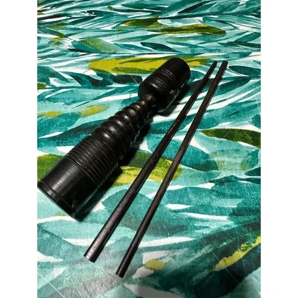 Wooden Chopsticks & Tall Holder - Picture 4 of 7